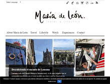 Tablet Screenshot of marialeonstyle.com